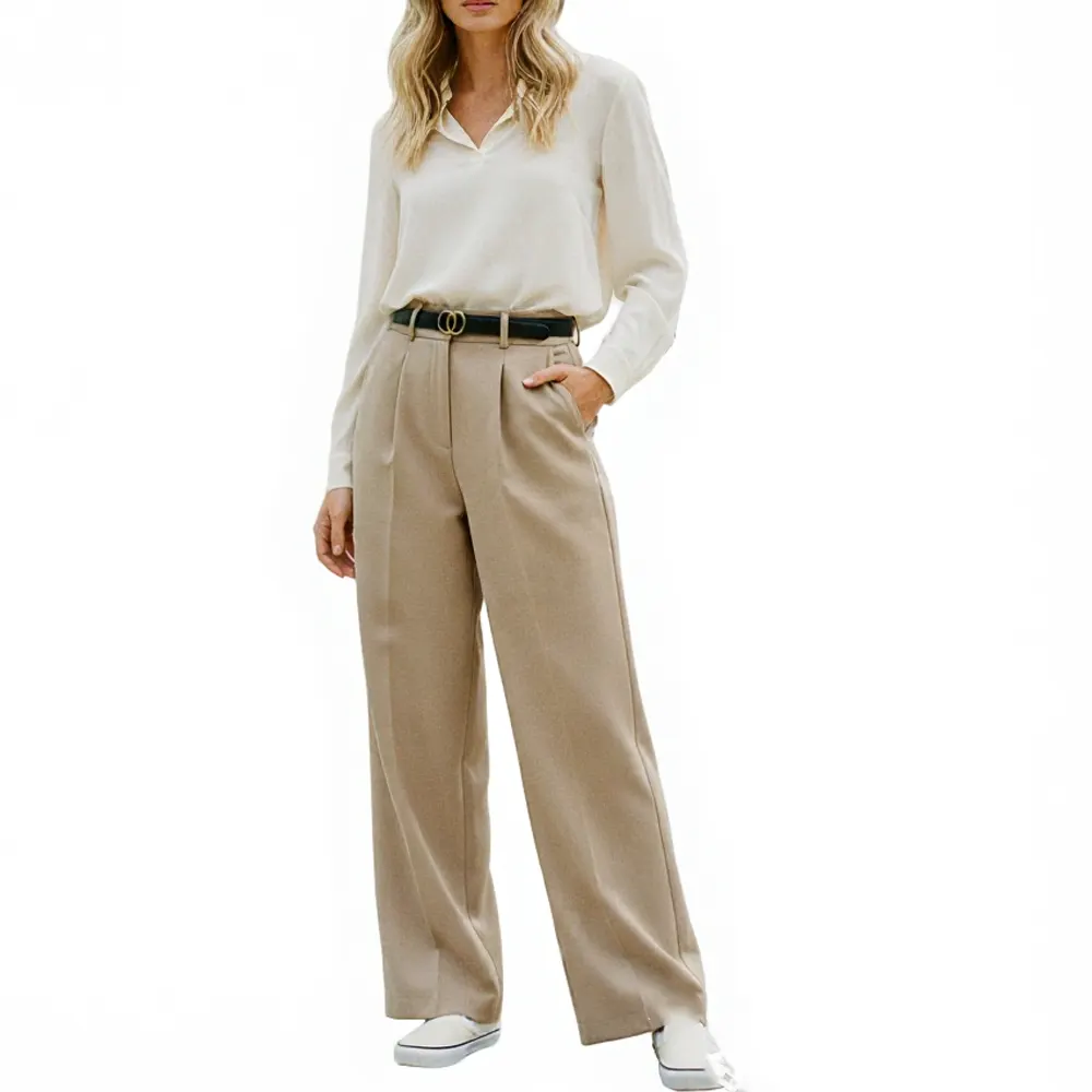 شلوار فول بگ کرپ-2 شلوار کرپ فول بگ - Image 1