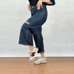 شلوار جین وایدلگ تیره