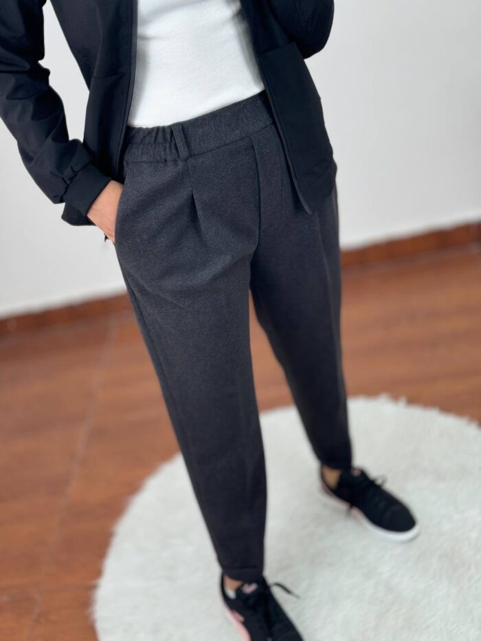 شلوار فوتر لامر قد 90 پاییزه | کمر کشی - Image 7