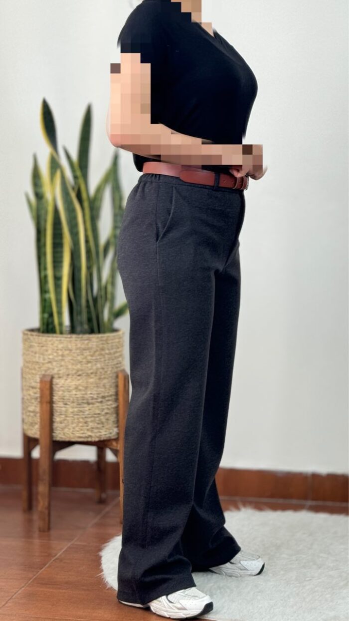 شلوار فوتر لامر نیم بگ پاییزه | قد 105 - Image 7