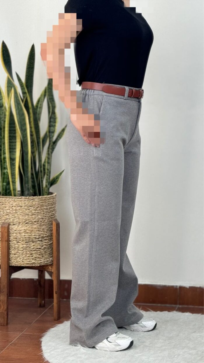 شلوار فوتر لامر نیم بگ پاییزه | قد 105 - Image 2