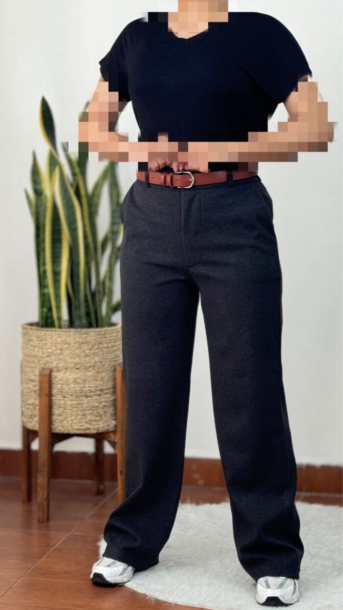 شلوار فوتر لامر نیم بگ پاییزه | قد 105 - Image 5