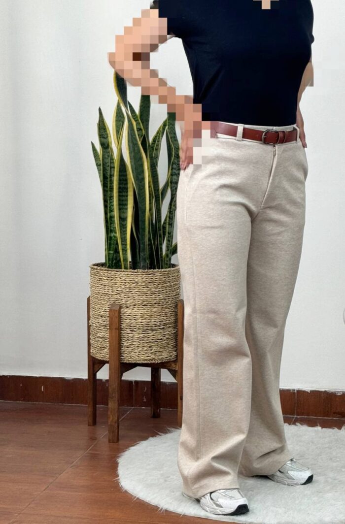 شلوار فوتر لامر نیم بگ پاییزه | قد 105 - Image 9