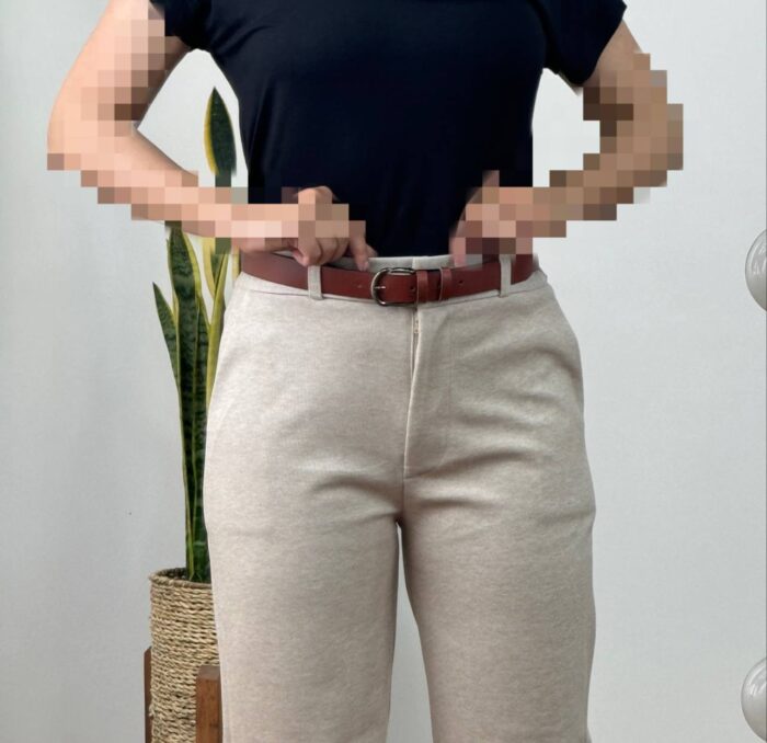 شلوار فوتر لامر نیم بگ پاییزه | قد 105 - Image 11