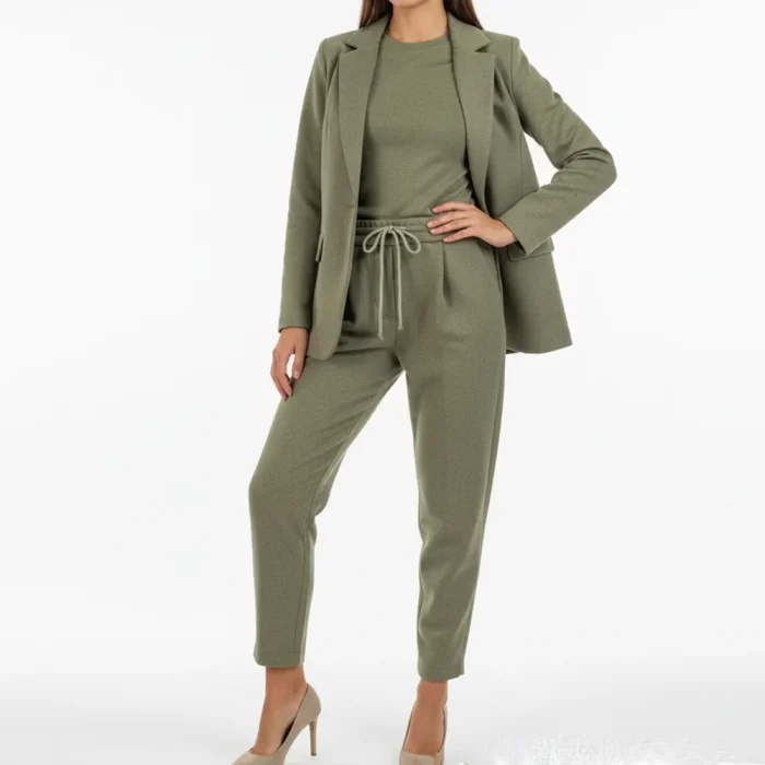 شلوار فوتر زنانه قد 90 کمر کش دار - Image 2