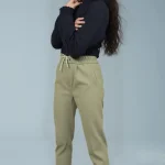 شلوار فوتر زنانه قد 90 کمر کش دار - Image 4