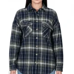 شکت زنانه چهارخونه پشمی - Image 2