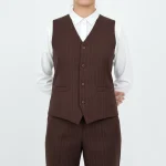 جلیقه زنانه سه دکمه کرپ دیپلمات - Image 6