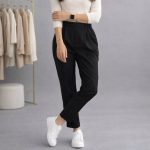 شلوار زنانه کمر کشی قد 90